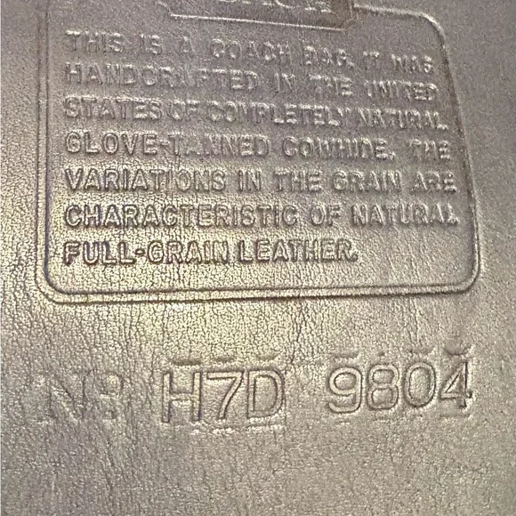 Vintage Coach Equestrian Navy Leather Drawstring Bucket Bag - Picture 9 of 9